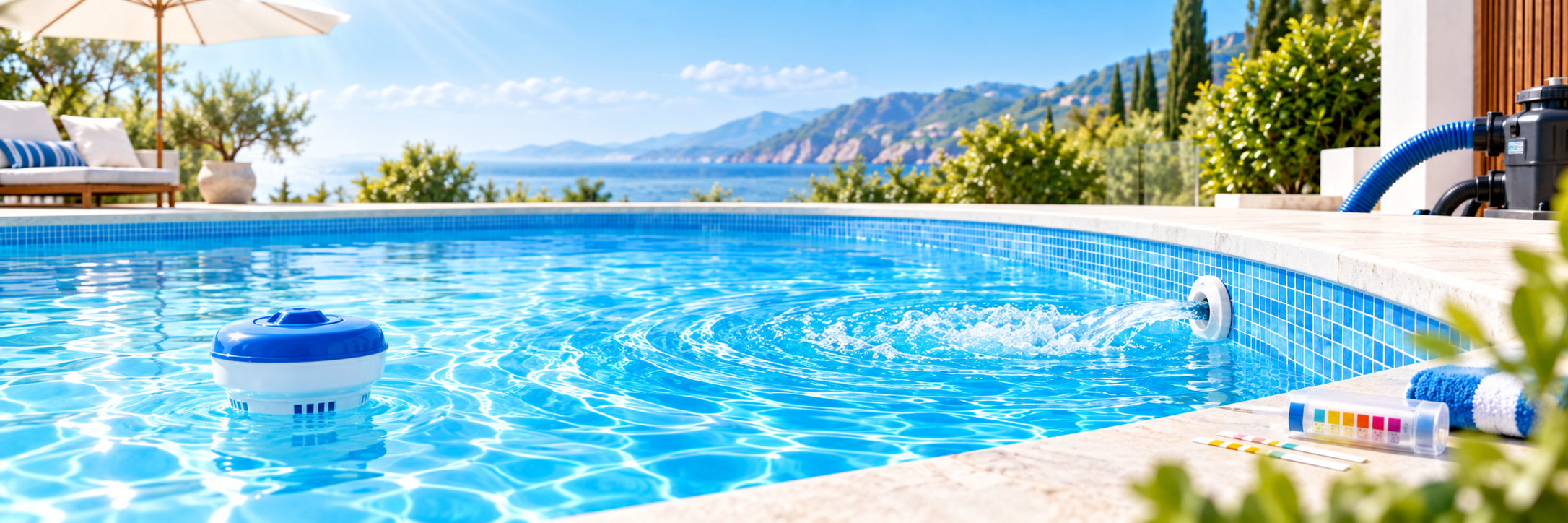 Pool water care and filtration